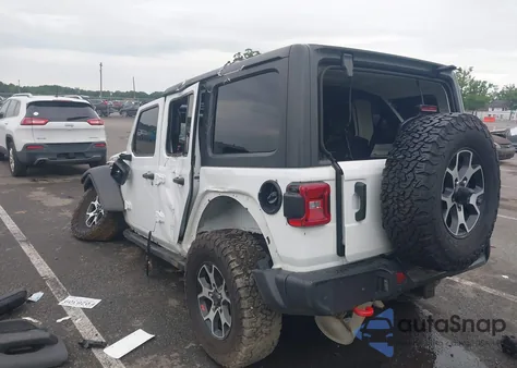 2021 Jeep Wrangler Unlimited Rubicon 4X4 из США, поврежденный, VIN 1C4HJXFN9MW628783